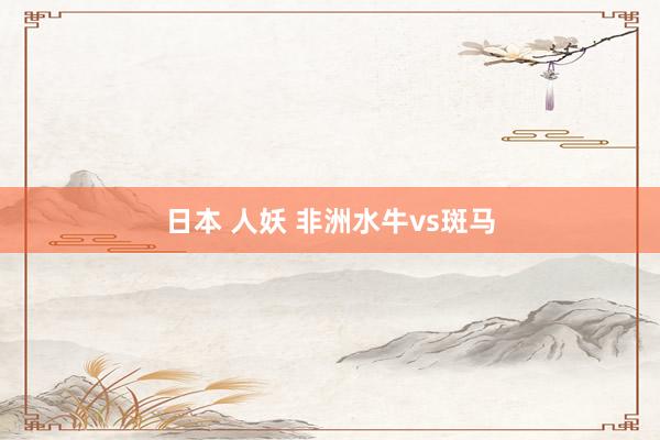 日本 人妖 非洲水牛vs斑马