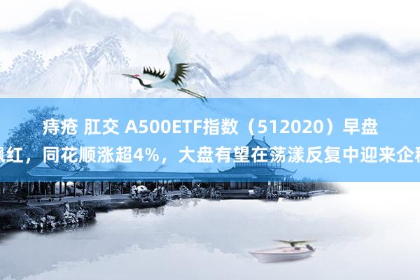 痔疮 肛交 A500ETF指数（512020）早盘飘红，同花顺涨超4%，大盘有望在荡漾反复中迎来企稳